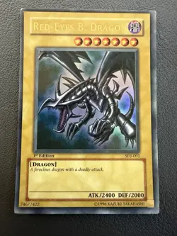 Yu-Gi-Oh! Red-Eyes B. Dragon SDJ-001 - Starter Deck Joey - Vintage 1996 - Image 1