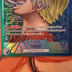 Sanji Leader Alt Art Op02-026 Paramount War One Piece - Image 3