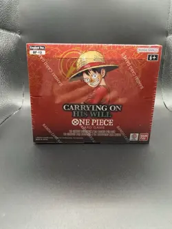 (1) One Piece OP-13 Carrying on His Will New Booster Box English Sealed - Image 1