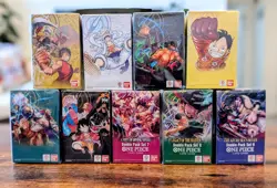 One Piece TCG Double Pack Set 1, 2, 3, 4, 5, 6, 7, 8, 9 Lot | Sealed | - Image 1