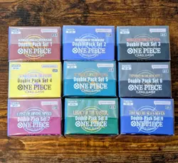 One Piece TCG Double Pack Set 1, 2, 3, 4, 5, 6, 7, 8, 9 Lot | Sealed | - Image 2