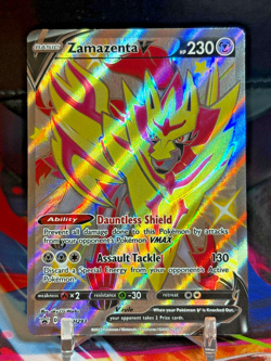Zamazenta V (Shiny) SWSH293 SWSH: Sword & Shield Promo Cards Holo ( Near Mint ) - Image 1