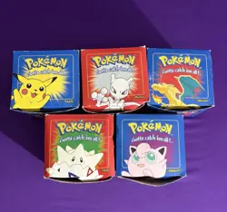 Pokemon 23k Gold Plated Cards BK Pokeball 5/6 Set Sealed Vintage RARE - Image 1