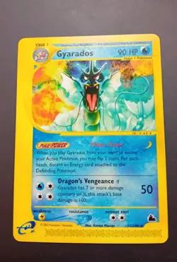 Skyridge Gyarados Rare Non Holo 11/144 Pokemon Card Game TCG ENG - Vintage - Image 1