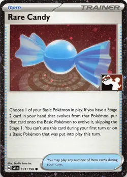 Pokemon Rare Candy - Holo Prize Pack Series Cards #191/198 NM - Image 1