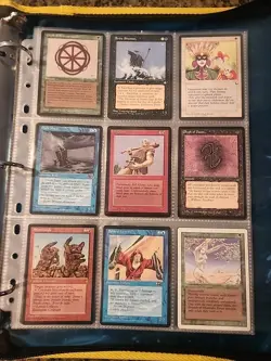 Vintage Magic The Gathering Collection Card Lot MTG 1993-1998 Pre-Rarity Symbol - Image 1
