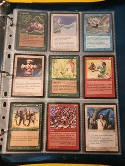 Vintage Magic The Gathering Collection Card Lot MTG 1993-1998 Pre-Rarity Symbol - Image 3