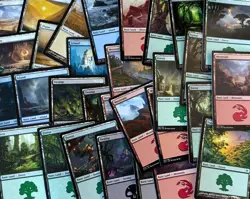 500 - MTG Magic The Gathering - Basic Land Cards - 100 of Each Color - Image 1