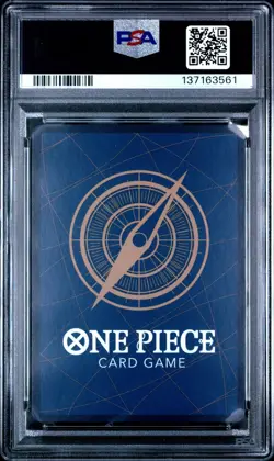 2023 ONE PIECE PREMIUM CARD 25TH ANNIVERSARY #001 MONKEY D LUFFY EN PSA 10 - Image 2
