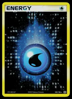 Pokemon Card - Water Energy Emerald 103/106 Holo Rare - Image 1