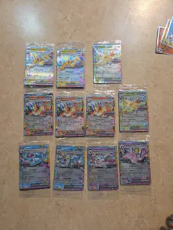 Prismatic Evolutions Stamped EX Promo Cards Lot Of 11! [SEALED] - Image 1