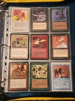 Vintage Magic The Gathering Collection Card Lot MTG 1993-1998 Pre-Rarity Symbol - Image 1