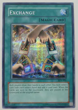 Yugioh Card Exchange EDS-001 Promo Holo MP - Image 1