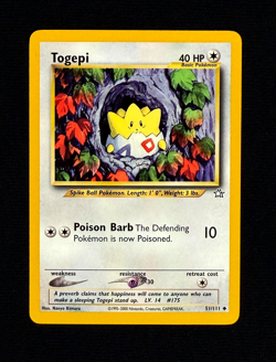 TOGEPI (NM/LP) - Neo Genesis 51/111 - Pokemon Trading Card Game - Uncommon - Image 1