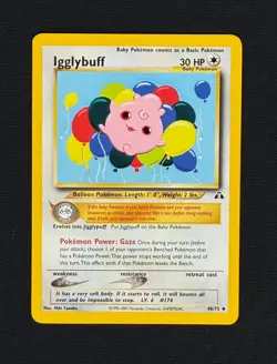 IGGLYBUFF (LP/NM) - Neo Discovery 40/75 - Pokemon Trading Card Game - Uncommon - Image 1