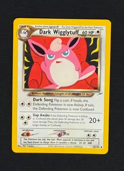 DARK WIGGLYTUFF (NM) - Neo Destiny 40/105 - Pokemon Trading Card Game - Uncommon - Image 1