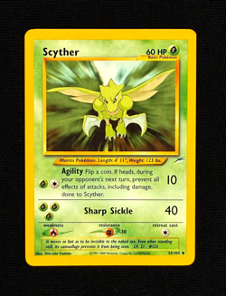 SCYTHER (NM/LP) - Neo Destiny 55/105 - Pokemon Trading Card Game - Uncommon - Image 1