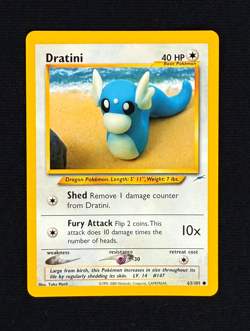 DRATINI (NM/LP) - Neo Destiny 63/105 - Pokemon Trading Card Game - Regular - Image 1