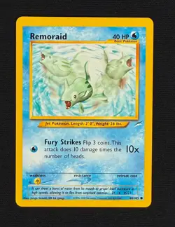 REMORAID (NM/LP) - Neo Destiny 80/105 - Pokemon Trading Card Game - Regular - Image 1
