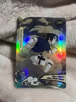 Naruto Kayou English Series 2 Card - Sasuke Uchiha - NRSA02-SSR-009L3 - Image 1