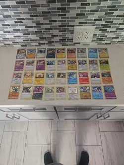 Pokemon All Holographic Trading Cards, Lot of 36 2016-21 Mixed Sets LP/NM - Image 1