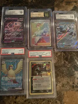 5 graded pokemon cards special illustration rare 3 CGC 2 PSA - Image 1