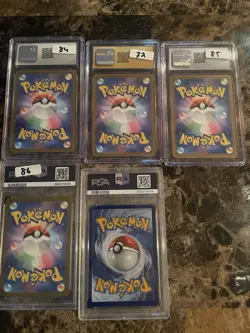 5 graded pokemon cards special illustration rare 3 CGC 2 PSA - Image 2