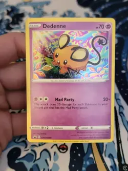 Dedenne SWSH: Sword & Shield Promo Cards SWSH080 Near Mint NM Cosmos Holo Rare - Image 1