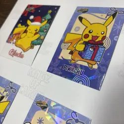 Pokemon Merry Christmas Card Database PIKACHU LOT - Image 4