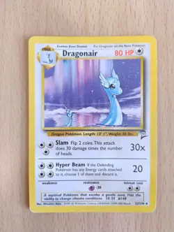 Pokemon Cards: Dragonair 22/130 (LP) & Dratini 38/130 (LP) - Base Set 2 - Image 3