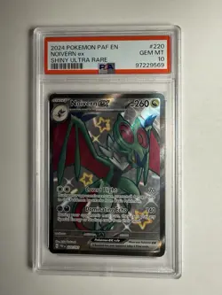 Pokemon TCG Noivern EX Card 069/091 Paldean Fates Psa 10 - Image 1