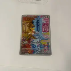 Pokemon Deerling TCG Full Art Holo Card 165/162 Temporal Forces - Image 1