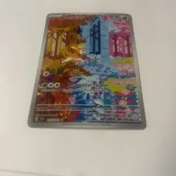 Pokemon Deerling TCG Full Art Holo Card 165/162 Temporal Forces - Image 2