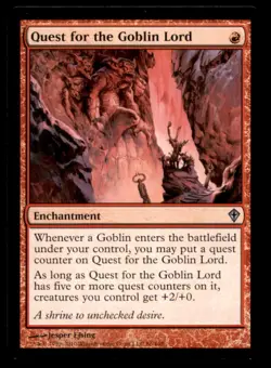 Quest for the Goblin Lord LP Light Play Worldwake MTG [5719] - Image 1