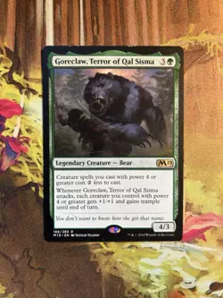 1x Goreclaw, Terror of Qal Sisma LP Eng MTG - Core Set 2019 - Image 1