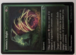 Animist's Might - Near Mint - Etched Foil - MAT - MTG - Image 2
