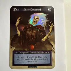 Bitter Departed FOIL Exceptional Sorcery Contested Realm Gothic NM - Image 1
