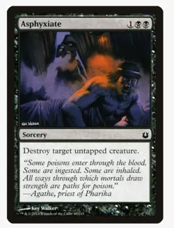 Asphyxiate | MTG BNG | Removal Sorcery Pauper EDH | LP - Image 1