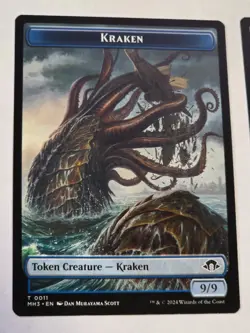 Kraken Token - Modern Horizons 3 MTG - Image 1