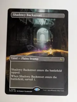 MTG - Shadowy Backstreet - MKM - R - Borderless - 330 - Image 1