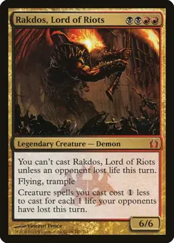 1x Rakdos, Lord of Riots NM Eng MTG - Return to Ravnica - Image 1