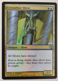 Magic The Gathering MTG Crystalline Sliver Foil Premium Deck 11/41 LP - Image 1