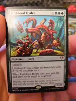 MTG - Commander Masters - Lifeblood Hydra - NM - NF - Image 1