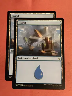 Island (x2) Magic the Gathering Mtg 053/078 Special Land - Unplayed Mint+ - Image 1