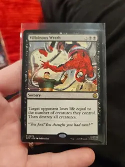Villainous Wrath R MTG Marvel's Spider-Man Magic The Gathering 074 - Image 1