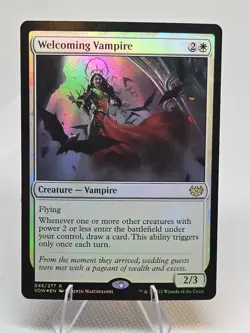 Welcoming Vampire FOIL X1 VOW MTG Innistrad: Crimson Vow B1 - Image 1