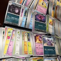 20+ LB Pokemon Bulk Lot - Scarlet & Violet Sets (151, PRIS, DRI) Non-Holo Only - Image 4