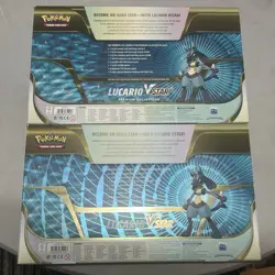 Pokemon TCG Lucario VSTAR Premium Collection - SEALED NEW BOX! Lot of 2! 820650851247 - Image 2