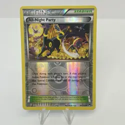 All-Night Party 96/122 Reverse Holo Uncommon XY BREAKpoint Pokemon Umbreon LP - Image 1