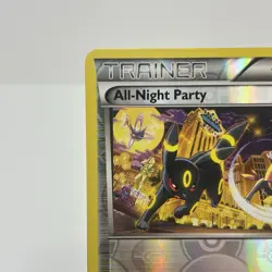 All-Night Party 96/122 Reverse Holo Uncommon XY BREAKpoint Pokemon Umbreon LP - Image 2